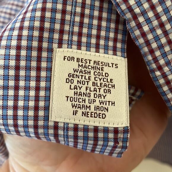 Peter Millar plaid button down shirt - Picture 5 of 7